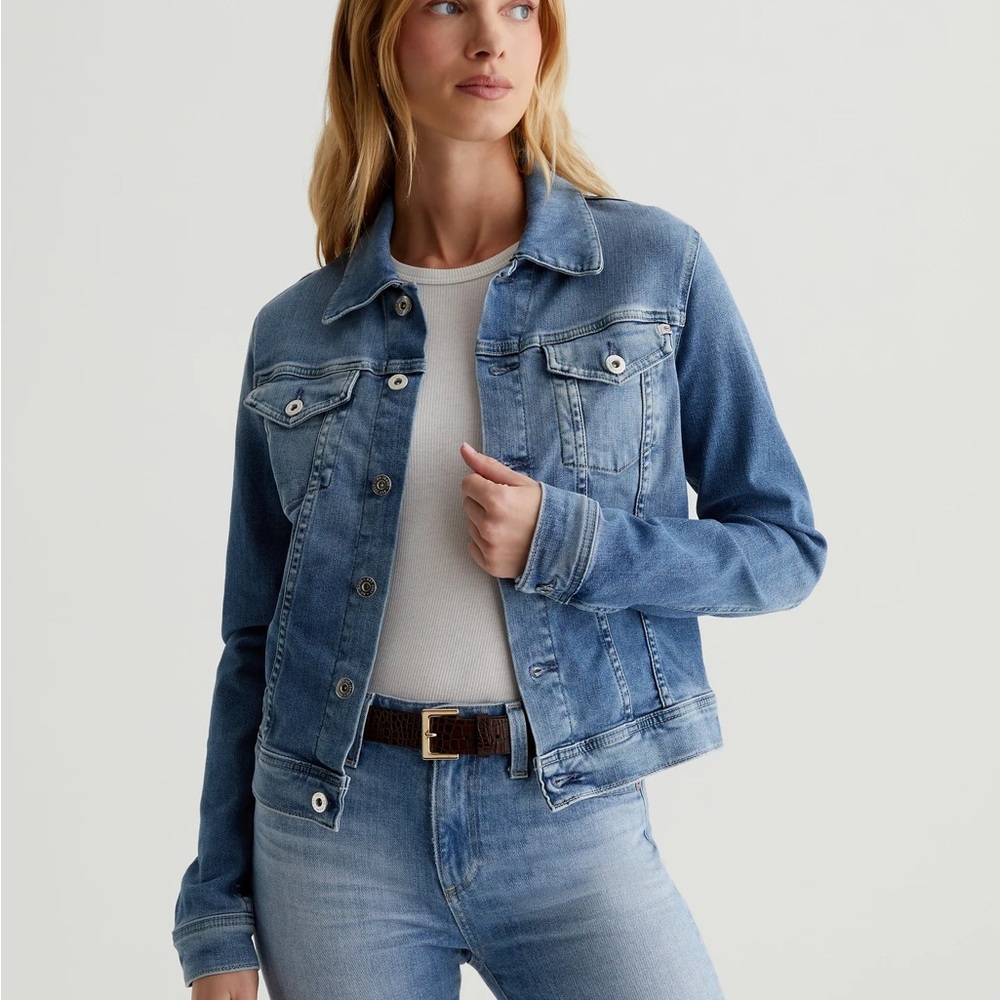 AG Adriano Goldschmied Light Blue Denim Jacket
